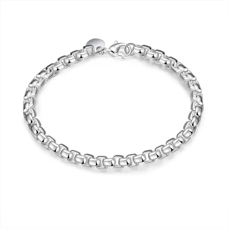 Stainless Steel Plaid Bracelet Fashion Jewelry