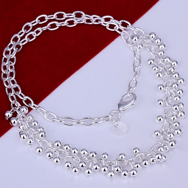 Titanium Steel Grape Bead Necklace Polished