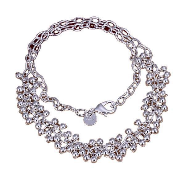 Titanium Steel Grape Bead Necklace Polished