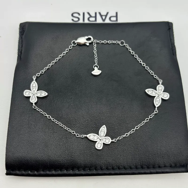 Zircon Butterfly Bracelet