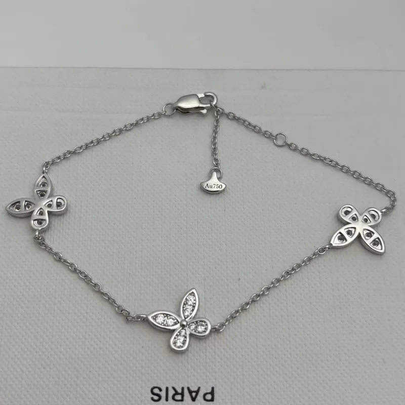 Zircon Butterfly Bracelet