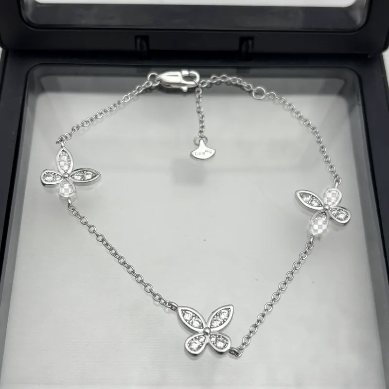 Zircon Butterfly Bracelet