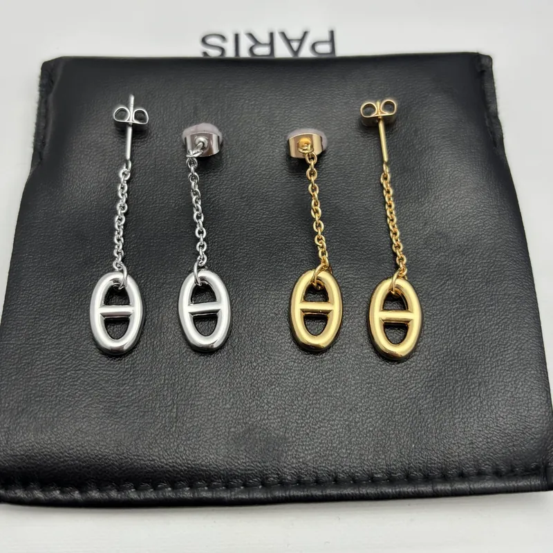 Zircon Tassel Earrings