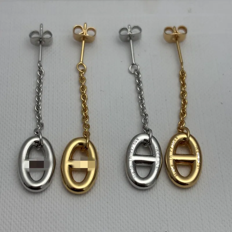 Zircon Tassel Earrings