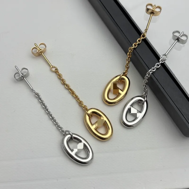 Zircon Tassel Earrings