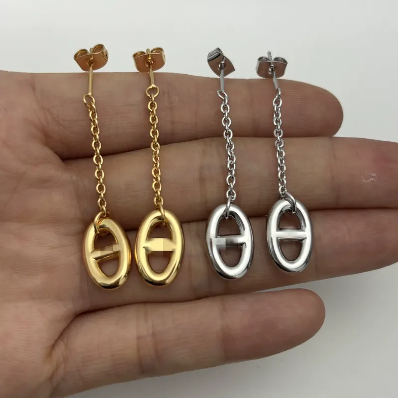 Zircon Tassel Earrings