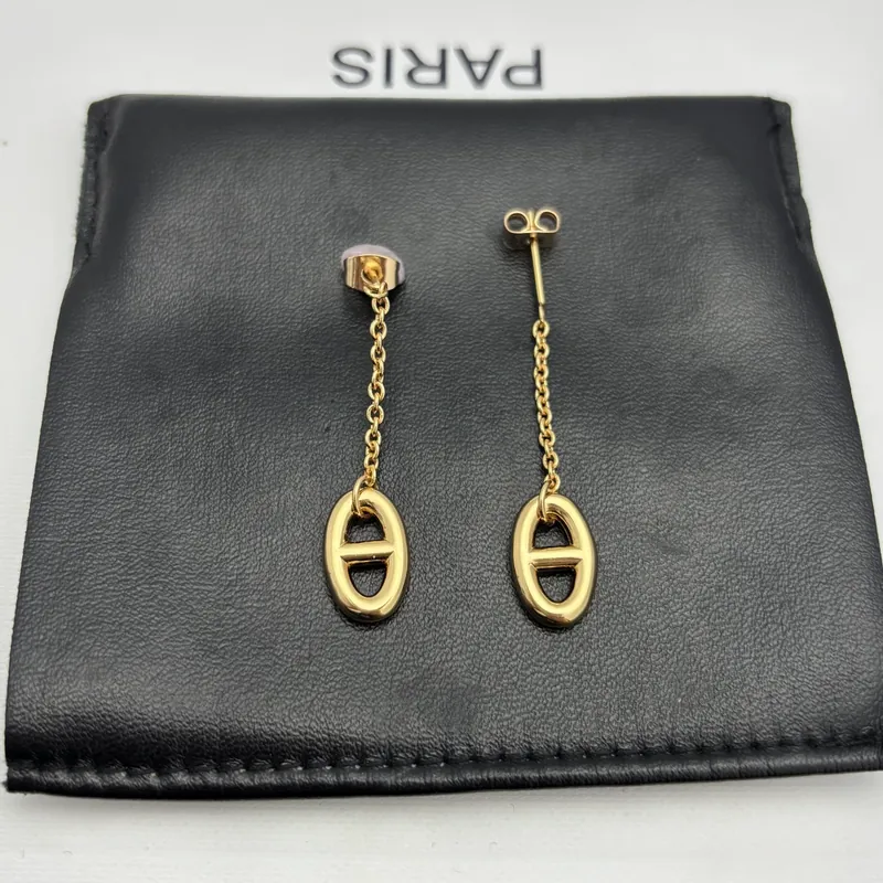 Zircon Tassel Earrings