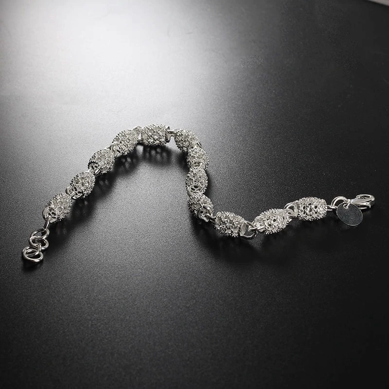 Titanium Steel Hollow Lantern Bead Bracelet