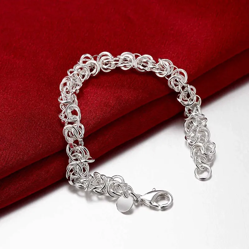 Titanium Steel Interlocking Circle Bracelet