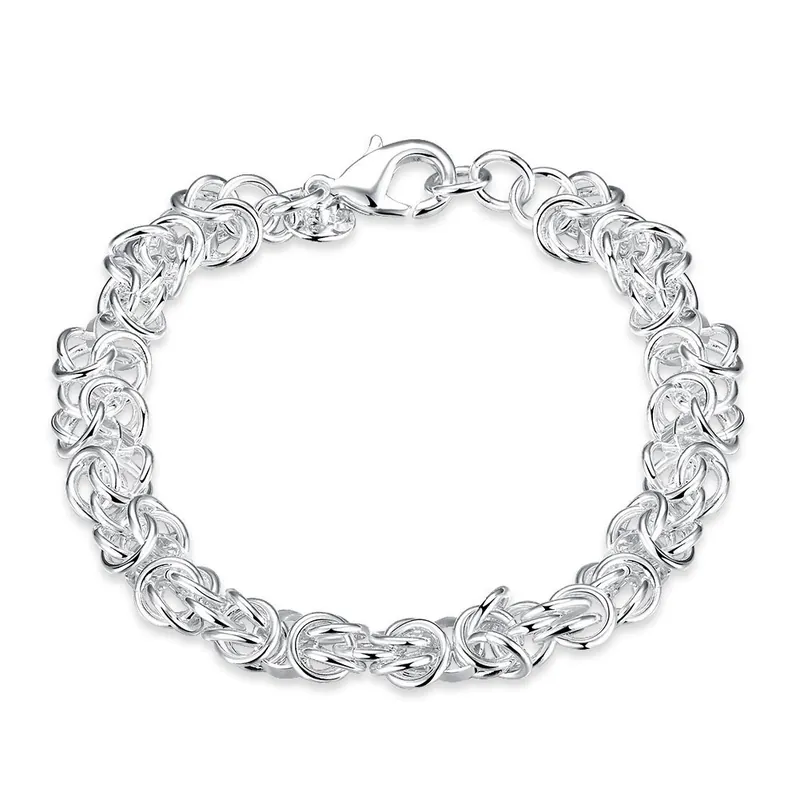 Titanium Steel Interlocking Circle Bracelet