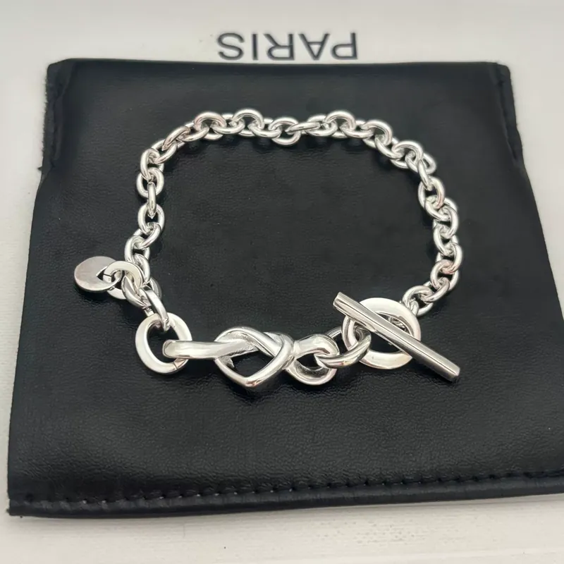 Stainless Steel Heart Chain Bracelet