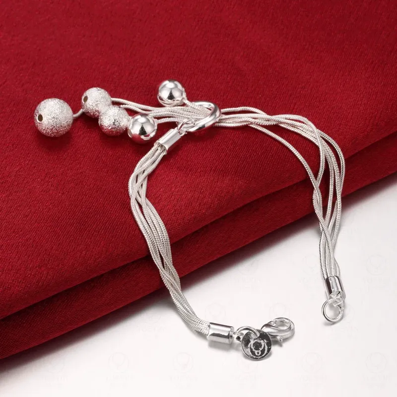 Titanium Steel Heart Tassel Bracelet Matte