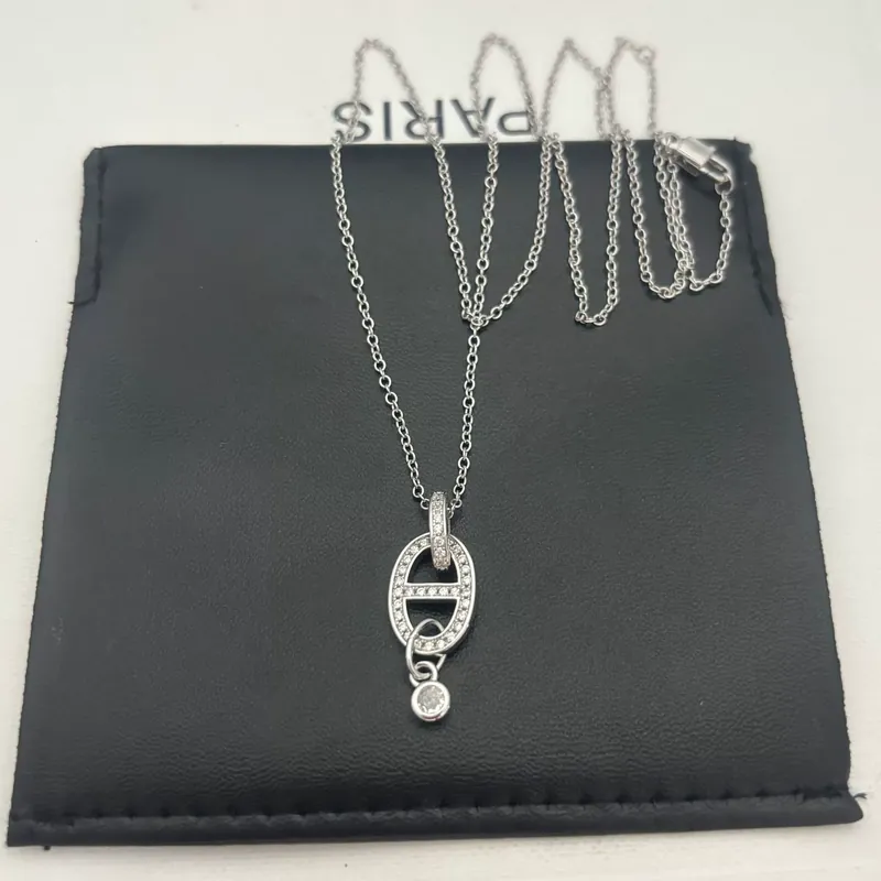 Zircon Tassel Pendant Necklace