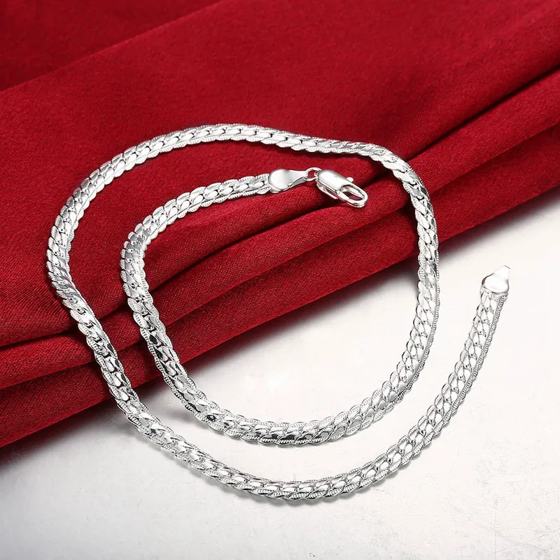 Titanium Steel Cuban Chain Necklace 5MM