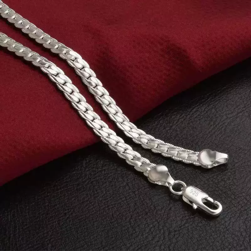 Titanium Steel Cuban Chain Necklace 5MM