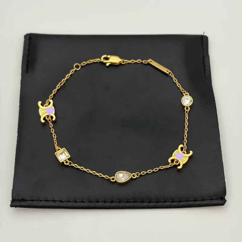 Zircon Logo Pendant Necklace