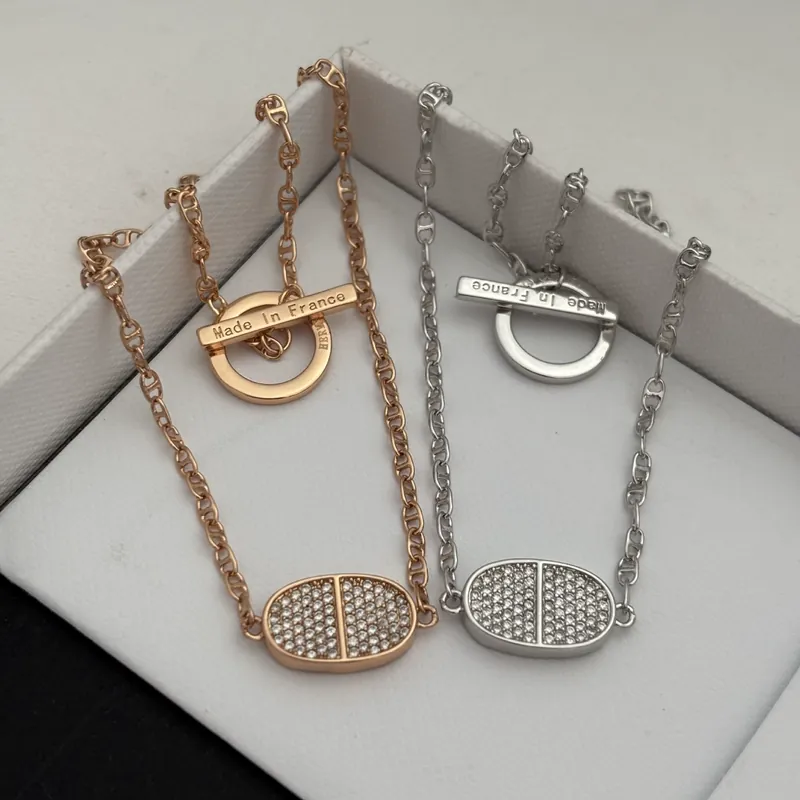 Zircon Pave Pendant Necklace