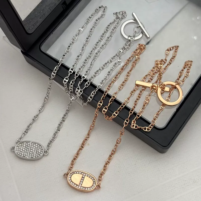 Zircon Pave Pendant Necklace
