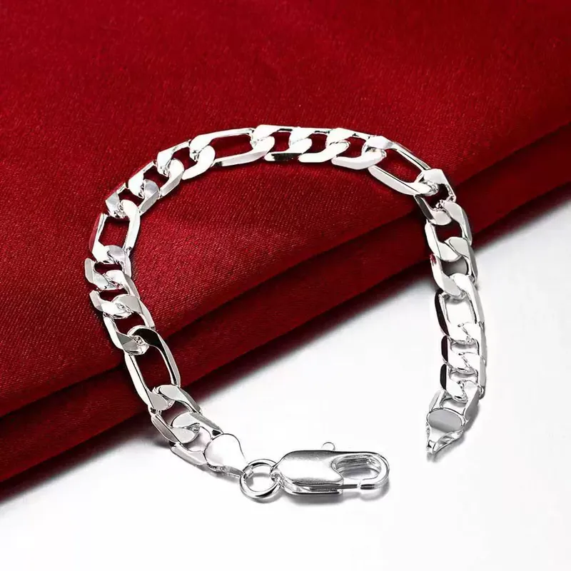 Titanium Steel Bead Bracelet Mixed Sizes