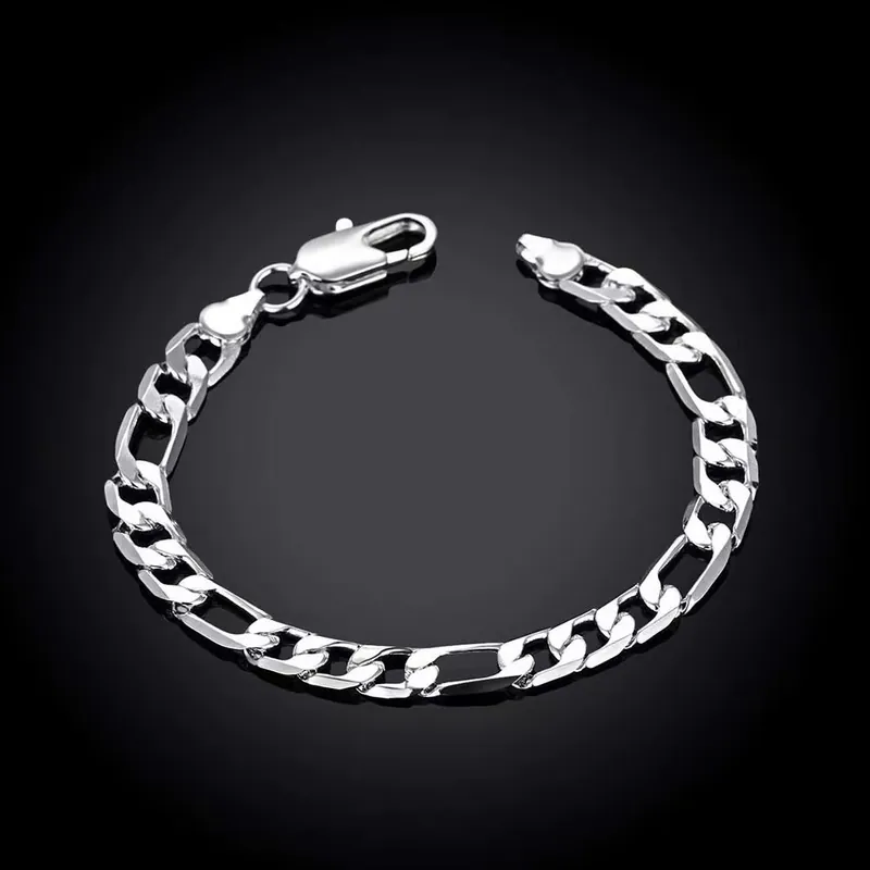 Titanium Steel Bead Bracelet Mixed Sizes