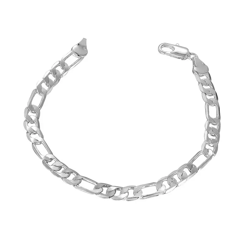 Titanium Steel Bead Bracelet Mixed Sizes