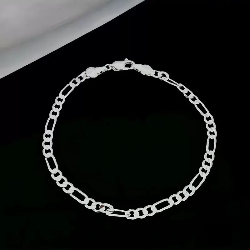 Titanium Steel Bead Bracelet Mixed Sizes