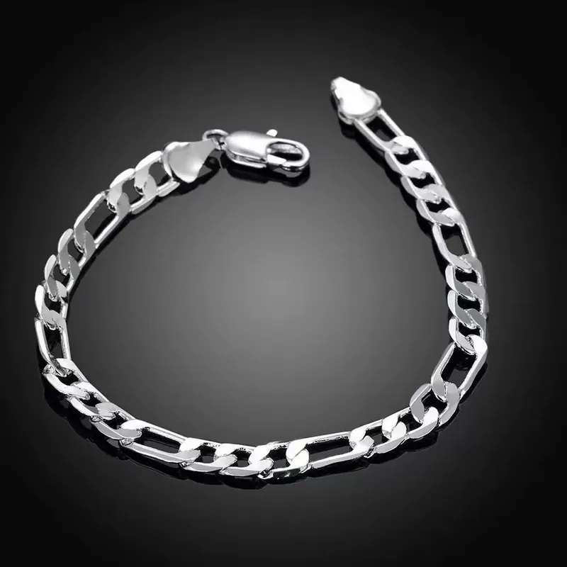 Titanium Steel Bead Bracelet Mixed Sizes