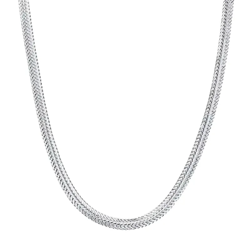 Titanium Steel Snake Bone Chain Necklace
