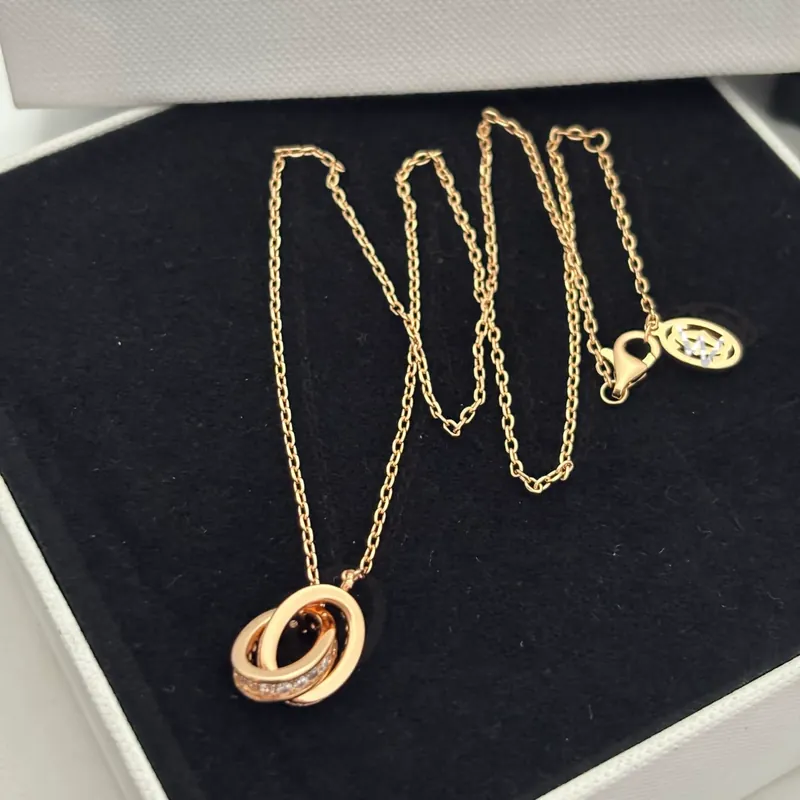 Titanium Steel Mobius Ring Choker Necklace