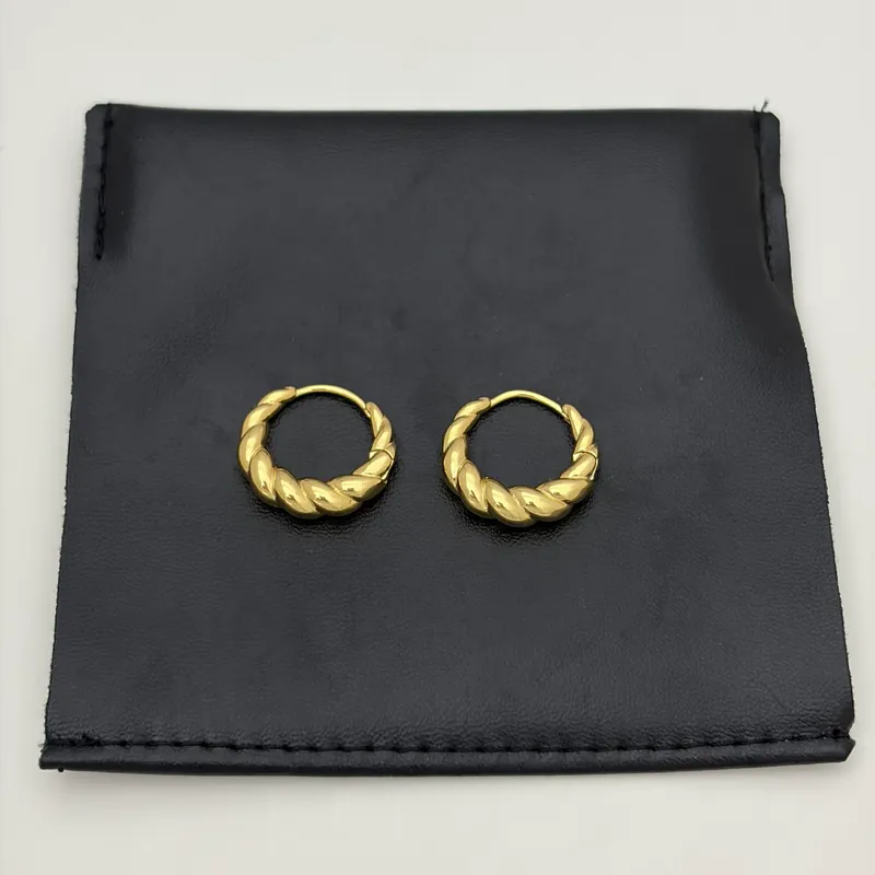 Alloy Spiral Horn Earrings